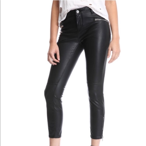 Blank NYC Pants - BlankNyc black vegan leather pants